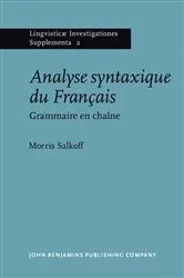 Book cover of Analyse syntaxique du Français by Morris Salkoff