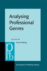 Book cover of Analysing Professional Genres by Unknown