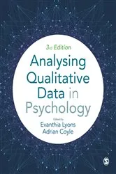 Book cover of Analysing Qualitative Data in Psychology (3rd ed.) by Evanthia Lyons