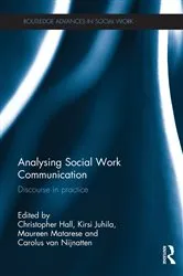 Book cover of Analysing Social Work Communication by Christopher Hall