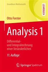 Book cover of Analysis 1 (11th ed.) by Unknown
