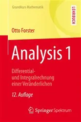 Book cover of Analysis 1 (12th ed.) by Unknown