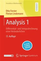 Book cover of Analysis 1 (13th ed.) by Otto Forster