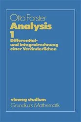Book cover of Analysis 1 (4th ed.) by Unknown