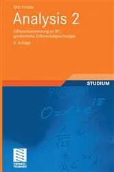 Book cover of Analysis 2 (8th ed.) by Otto Forster