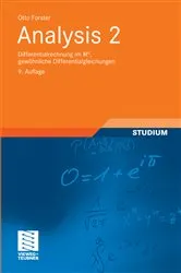 Book cover of Analysis 2 (9th ed.) by Otto Forster
