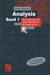 Book cover of Analysis (2nd ed.) by Ehrhard Behrends