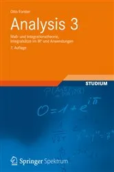 Book cover of Analysis 3 (7th ed.) by Otto Forster
