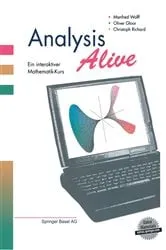 Book cover of Analysis Alive by Unknown
