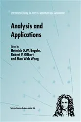 Book cover of Analysis and Applications - ISAAC 2001 by Heinrich G.W. Begehr