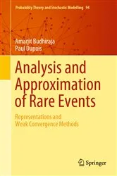 Book cover of Analysis and Approximation of Rare Events by Amarjit Budhiraja