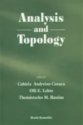 Book cover of Analysis And Topology by Cabiria Andreian Cazacu