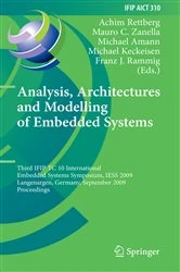 Book cover of Analysis, Architectures and Modelling of Embedded Systems by Achim Rettberg