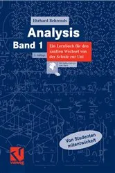 Book cover of Analysis Band 1 (3rd ed.) by Unknown