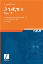 Book cover of Analysis Band 1 (4th ed.) by Ehrhard Behrends