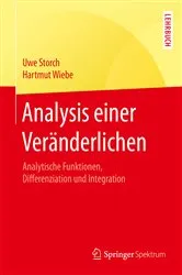 Book cover of Analysis einer Veränderlichen by Unknown