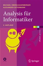 Book cover of Analysis für Informatiker (2nd ed.) by Michael Oberguggenberger