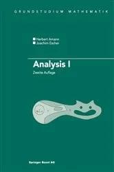 Book cover of Analysis I (2nd ed.) by Herbert Amann