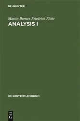 Book cover of Analysis I (5th ed.) by Unknown