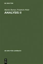 Book cover of Analysis II (3rd ed.) by Martin Barner