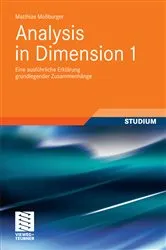 Book cover of Analysis in Dimension 1 by Unknown