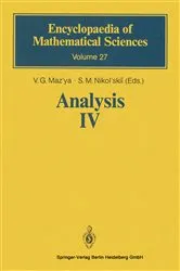 Book cover of Analysis IV by V.G. Maz'ya