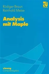 Book cover of Analysis mit Maple by Unknown