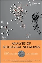 Book cover of Analysis of Biological Networks by Björn H. Junker