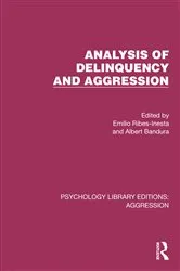 Book cover of Analysis of Delinquency and Aggression by Emilio Ribes-Inesta