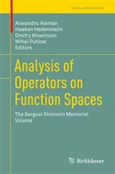Book cover of Analysis of Operators on Function Spaces by Unknown