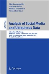 Book cover of Analysis of Social Media and Ubiquitous Data by Martin Atzmueller