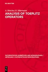 Book cover of Analysis of Toeplitz Operators by A. Böttcher