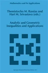 Book cover of Analytic and Geometric Inequalities and Applications by Themistocles RASSIAS