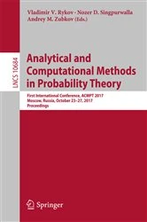 Book cover of Analytical and Computational Methods in Probability Theory by Vladimir V. Rykov