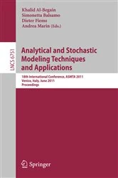 Book cover of Analytical and Stochastic Modeling Techniques and Applications by Khalid Al-Begain