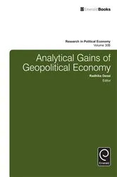 Book cover of Analytical Gains of Geopolitical Economy by Radhika Desai