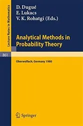 Book cover of Analytical Methods in Probability Theory by Daniel Dugue