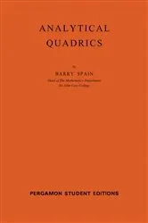 Book cover of Analytical Quadrics by Barry Spain