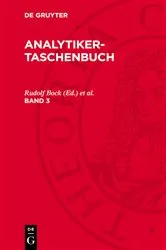 Book cover of Analytiker-Taschenbuch. Band 3 by Rudolf Bock