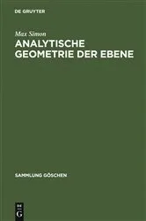 Book cover of Analytische Geometrie der Ebene (2nd ed.) by Unknown