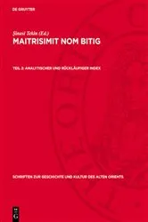 Book cover of Analytischer und rückläufiger Index by Şinasi Tekin