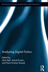 Book cover of Analyzing Digital Fiction by Alice Bell
