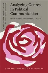 Book cover of Analyzing Genres in Political Communication by Unknown