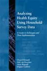 Book cover of Analyzing Health Equity Using Household Survey Data by Owen O'Donnell