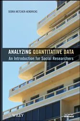 Book cover of Analyzing Quantitative Data by Debra Wetcher-Hendricks
