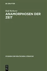 Book cover of Anamorphosen der Zeit by Ralf Berhorst