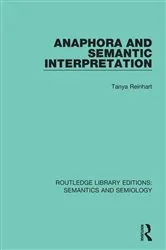 Book cover of Anaphora and Semantic Interpretation by Unknown