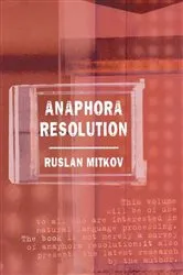 Book cover of Anaphora Resolution by Massimo Poesio