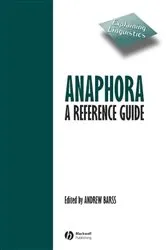 Book cover of Anaphora by Andrew Barss