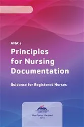 Book cover of ANA's Principles of Nursing Documentation by American Nurses Association